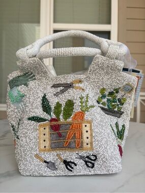 Vegetable Garden Beaded Handbag - Viral